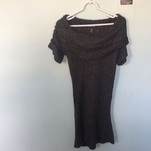 Too big on me! Very comfy, off the shoulder dress